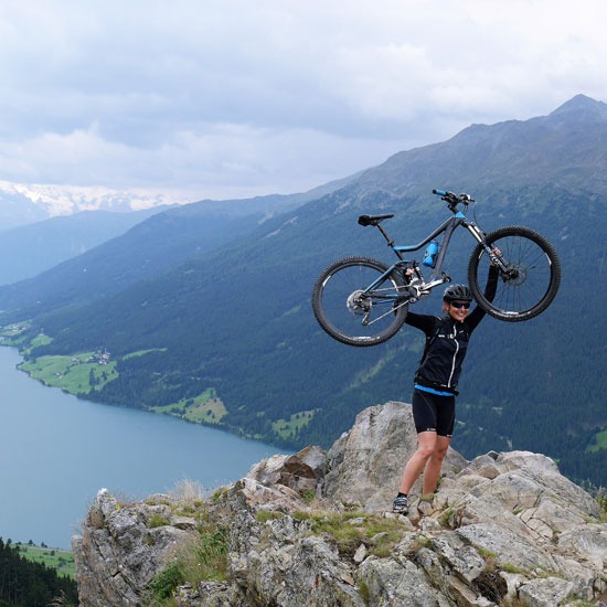 MTB-Transalp von der Zugspitze zum Gardasee MTB-Transalp von der Zugspitze zum Gardasee