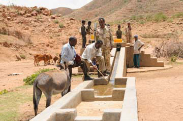 Sauberes Trinkwasser in Zoba Maekel, Eritrea 