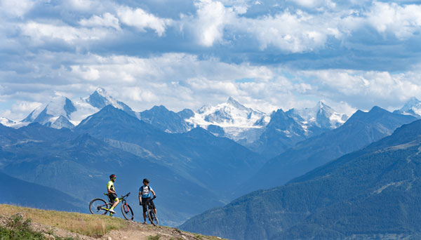 Das Wallis: ein Paradies für Mountainbiker!