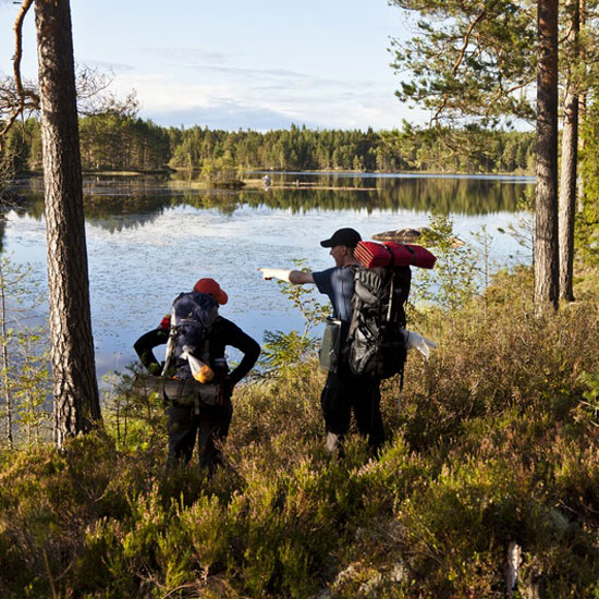 Trekking im Naturreservat Glaskogen Trekking im Naturreservat Glaskogen