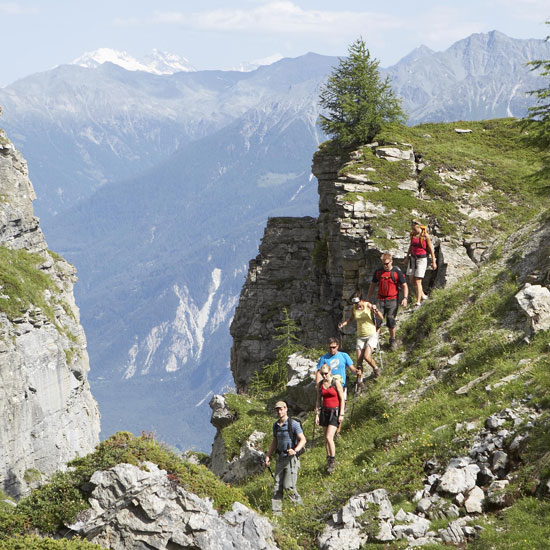 Komfort-Trekking-Transalp nach Südtirol Komfort-Trekking-Transalp nach Südtirol